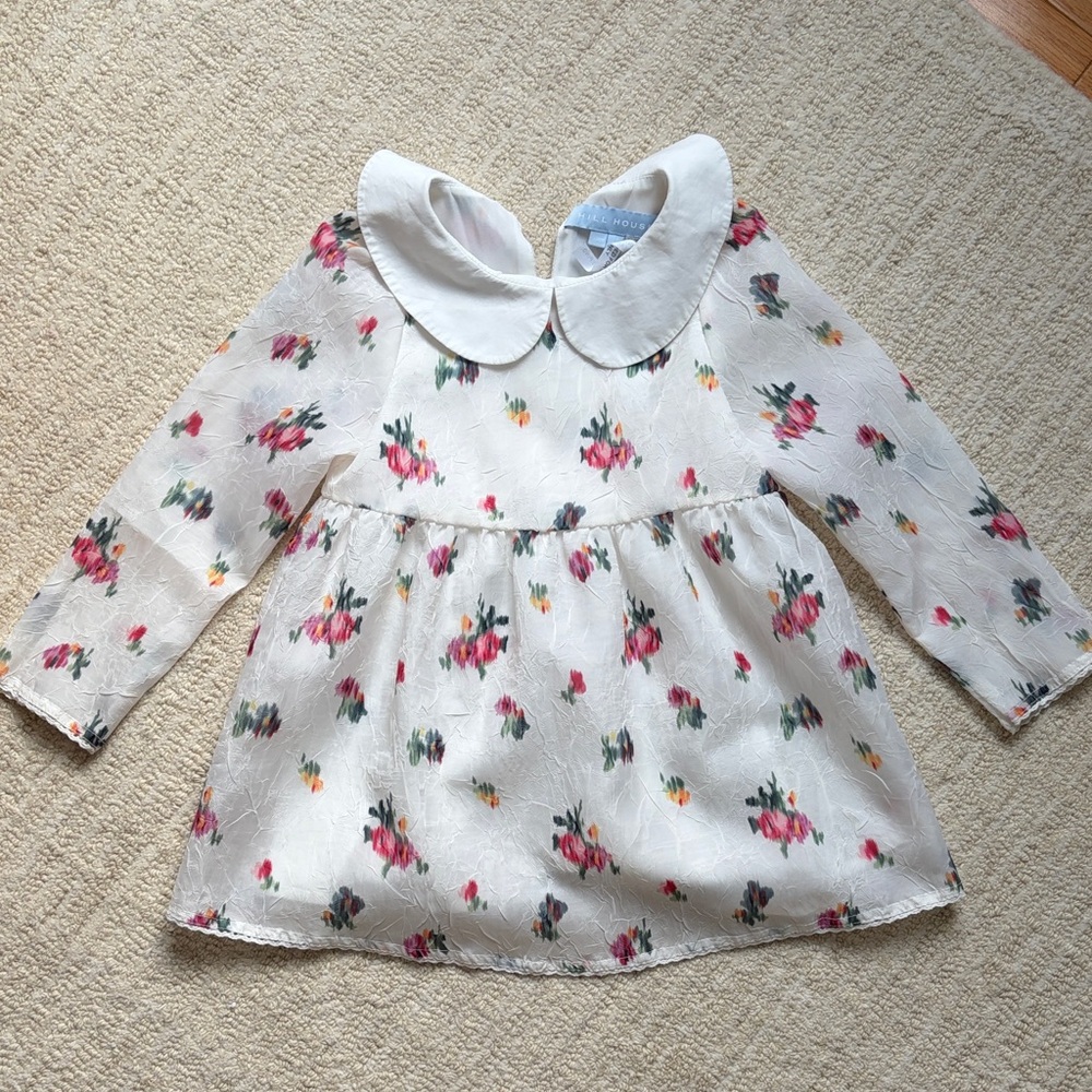 Hill house Lottie dress cream floral